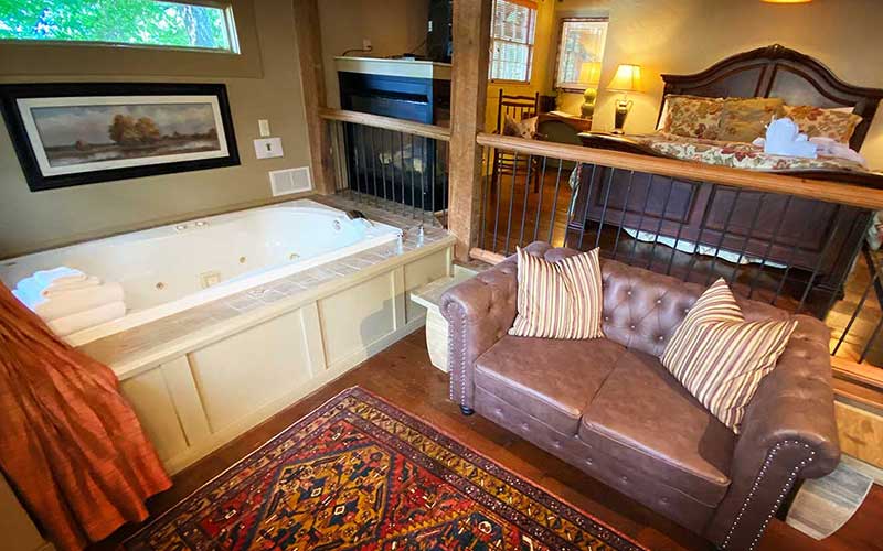 georgia mountains bed and breakfast suite jetted tub
