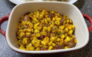 pan fried corn for a side dish